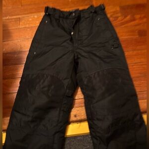 Black Snow Pants Protection System Performance Outerwear Snow Ski Bib size 4